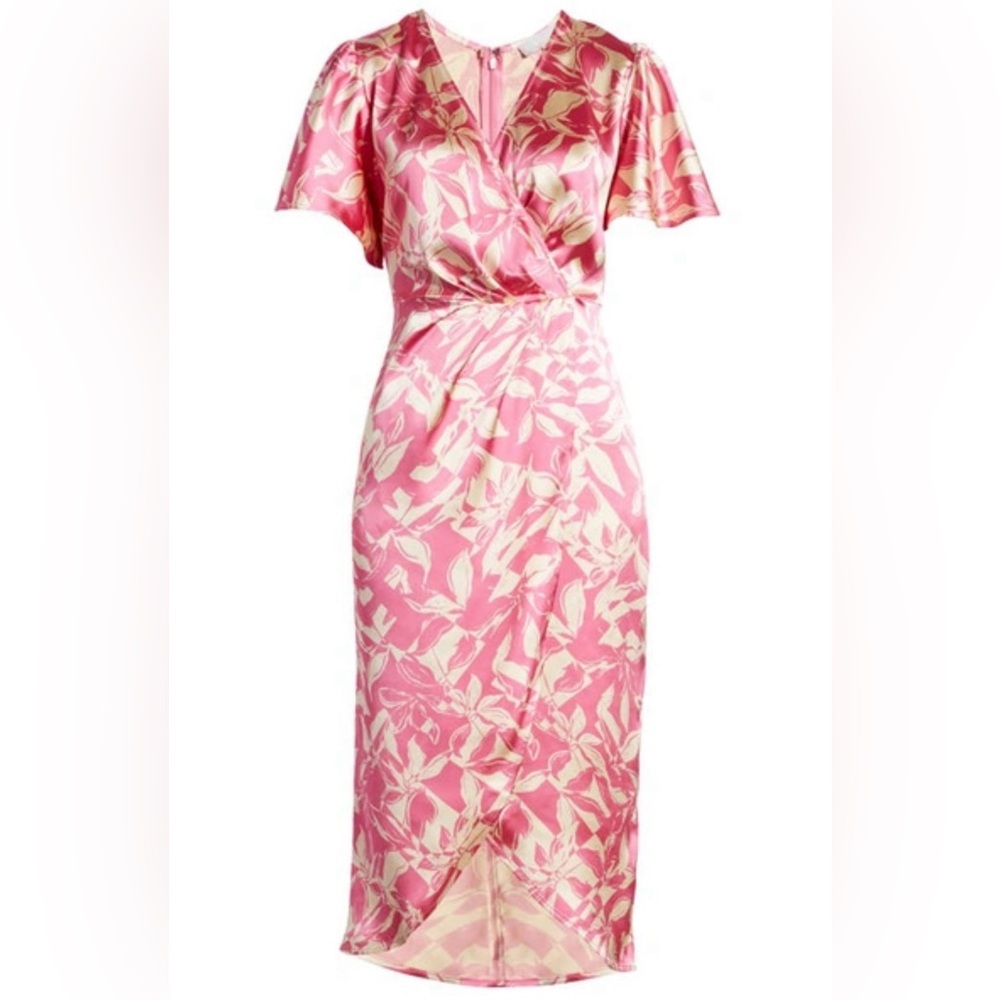 NWT Chelsea 28 Pink Wrap Dress ( from Nordstrom)